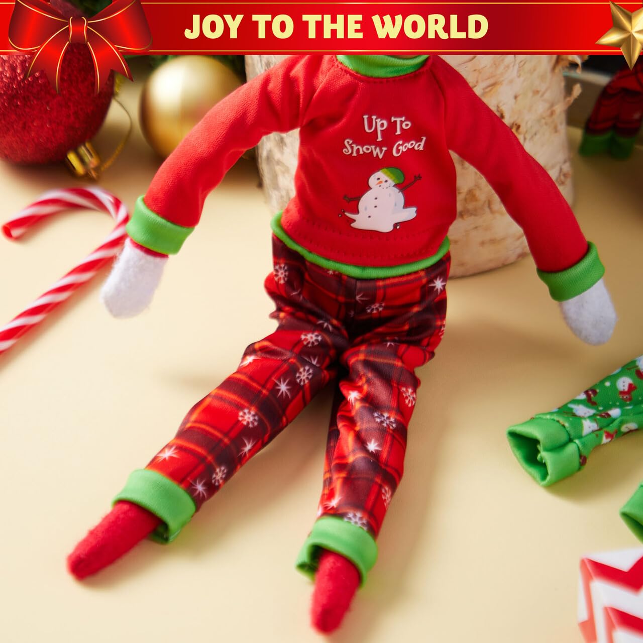 Christmas Elf Doll Pajamas