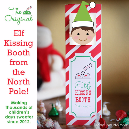 Kissing Booth for Elf on the Shelf