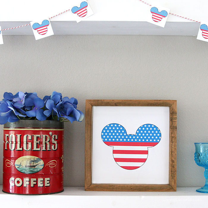 Disney Themed Patriotic Printables