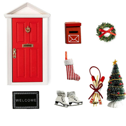 Christmas Elf Door for Wall - Elf Magical Door