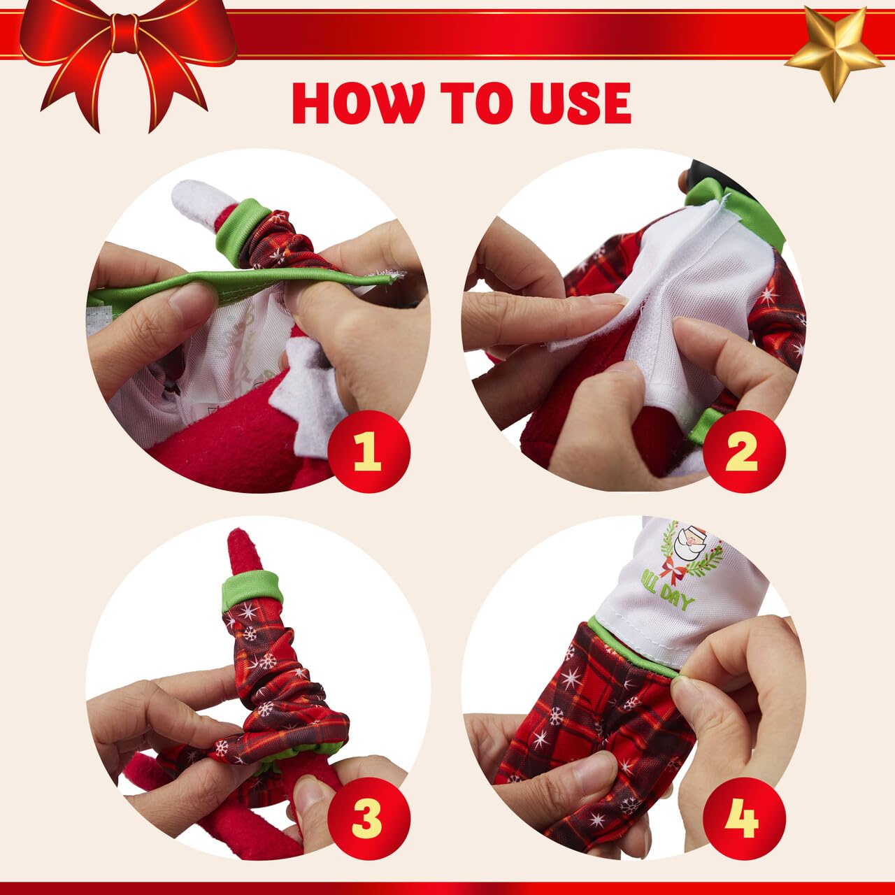 Christmas Elf Doll Pajamas