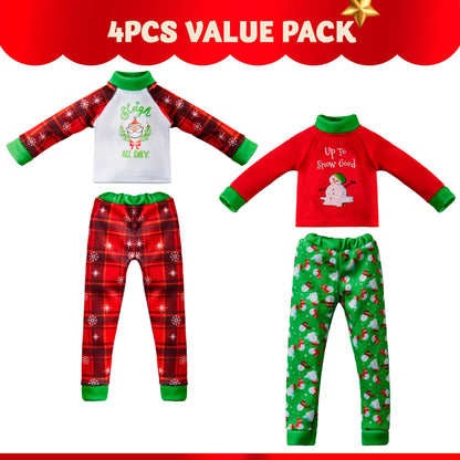 Christmas Elf Doll Pajamas