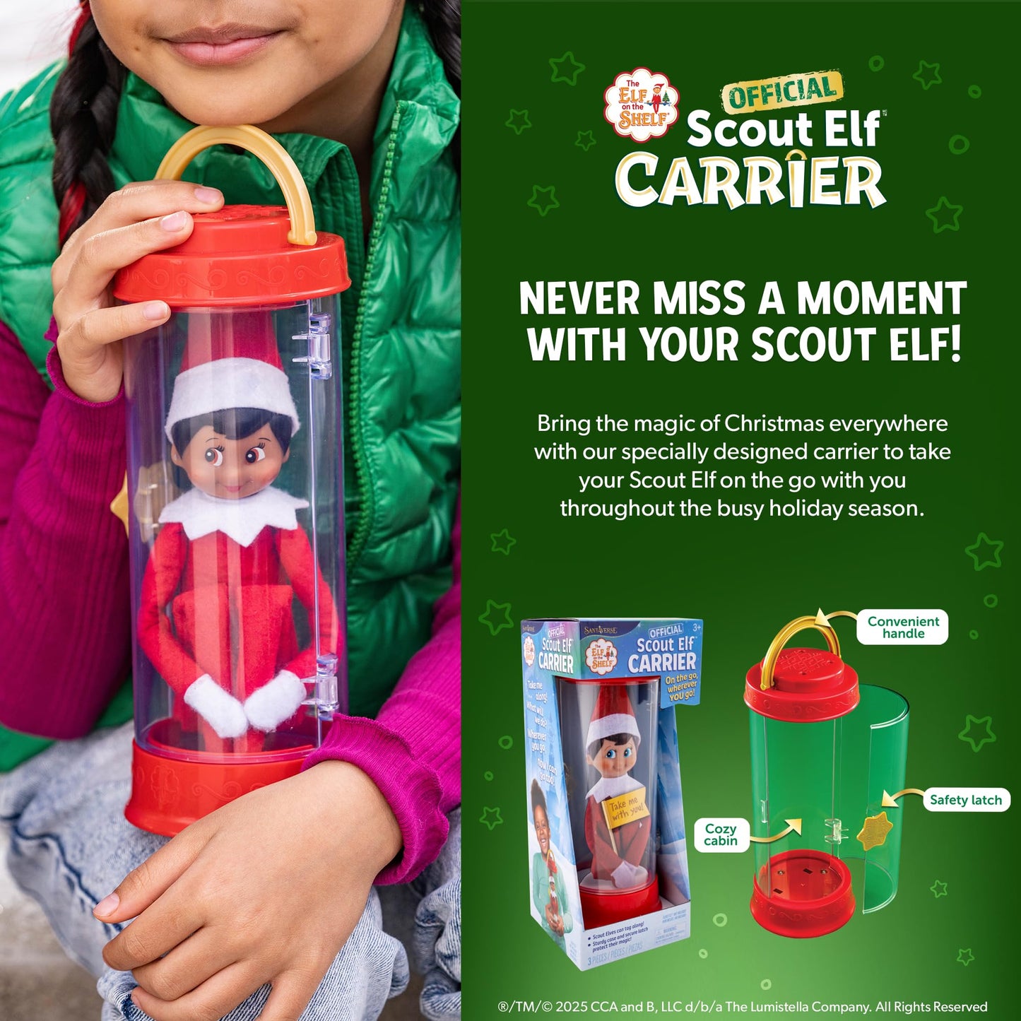 The Elf on the Shelf Scout Elf Carrier from The North Pole