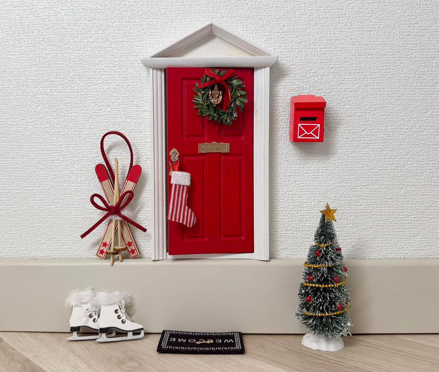 Christmas Elf Door for Wall - Elf Magical Door