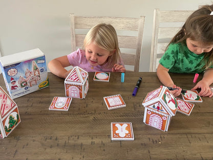 Crayola Elf on The Shelf Gingerbread House Magnetic Kit