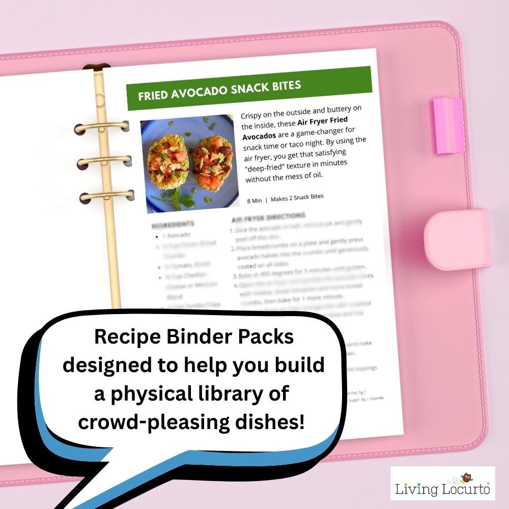 Fried Stuffed Avocado Bites - Printable Recipe & Avocado Party Decor