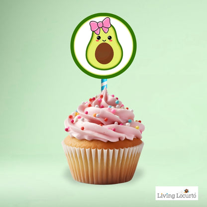 Fried Stuffed Avocado Bites - Printable Recipe & Avocado Party Decor