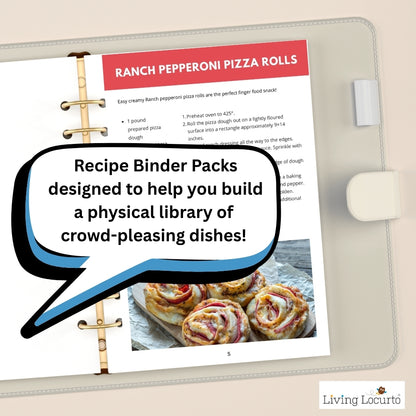 Savory Appetizers Mini Cookbook