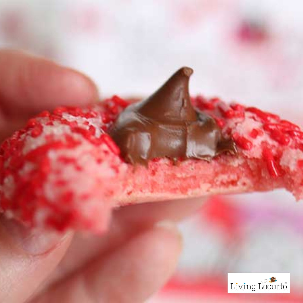 Homemade Strawberry Cake Mix Cookies - Printable Recipe & Gift Tags