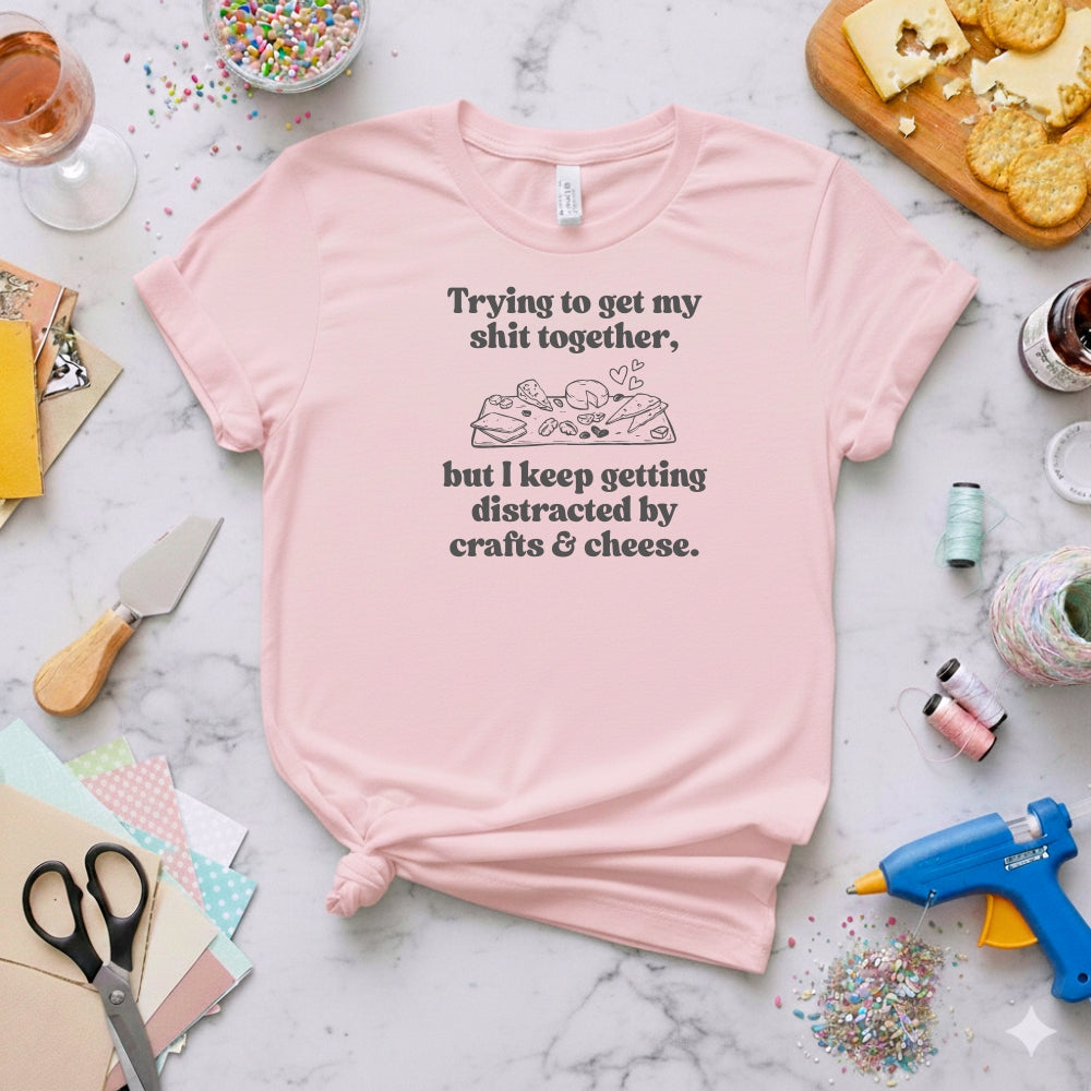 trying to get my shit together t-shirt