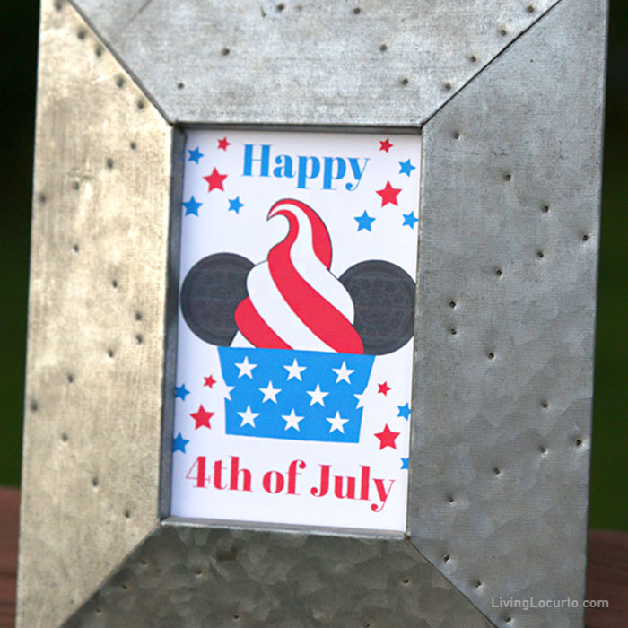 Disney Themed Patriotic Printables