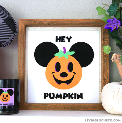 Pumpkin Mickey Halloween Printables